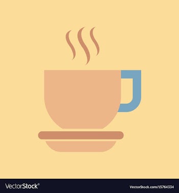 Flat icon on background coffee cup flavor vector image