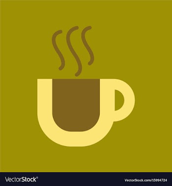 Flat icon on background coffee cup flavor vector image