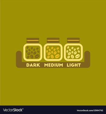 Flat icon on background coffee jar of beans vector image