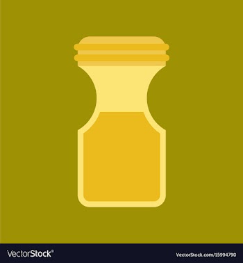 Flat icon on background coffee jar vector image