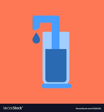 Flat icon on background coffee machine maker vector image