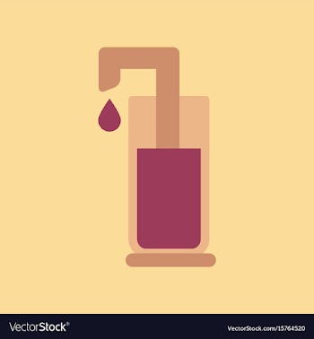 Flat icon on background coffee machine maker vector image