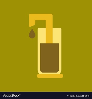 Flat icon on background coffee machine maker vector image