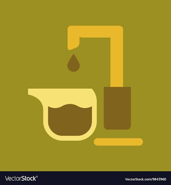 Flat icon on background coffee machine maker vector image