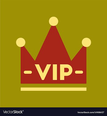 Flat icon on background crown royal vector image