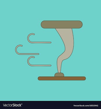 Flat icon on background disaster tornado vector image