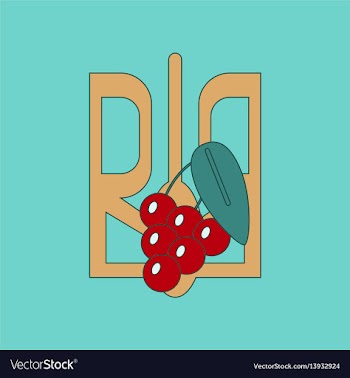 Flat icon on background emblem of ukraine vector image