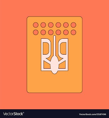 Flat icon on background emblem of ukraine vector image