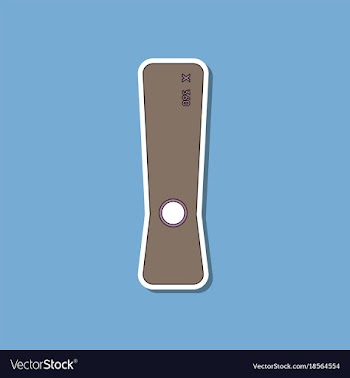 Flat icon on background game console vector image