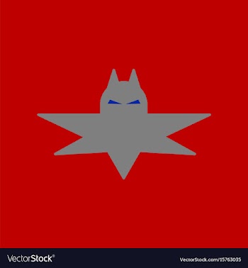 Flat icon on background halloween bat vector image