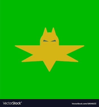Flat icon on background halloween bat vector image