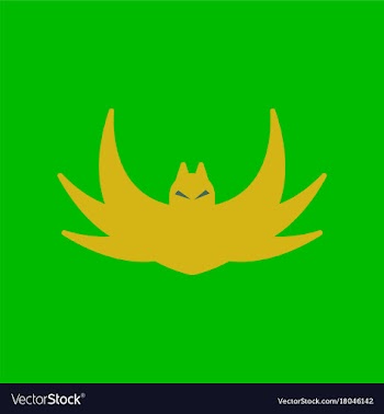 Flat icon on background halloween bat vector image