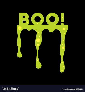 Flat icon on background halloween boo vector image