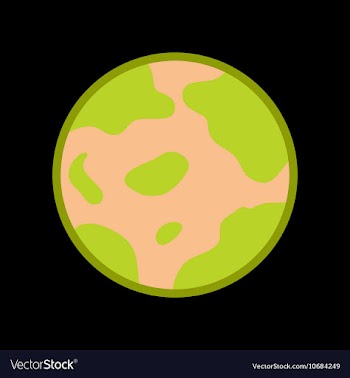 Flat icon on background halloween full moon vector image