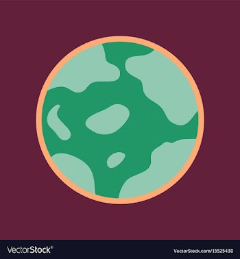 Flat icon on background halloween full moon vector image