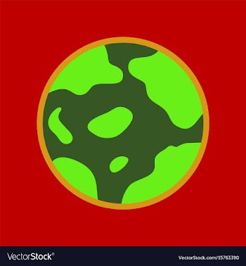 Flat icon on background halloween full moon vector image