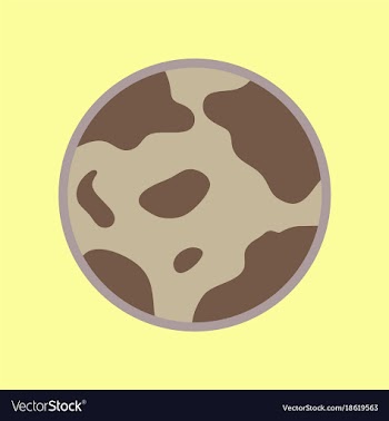 Flat icon on background halloween full moon vector image