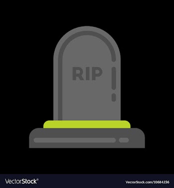 Flat icon on background halloween grave vector image