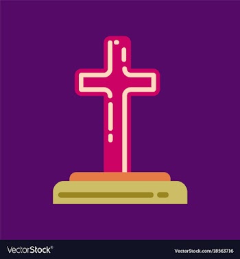 Flat icon on background halloween grave vector image