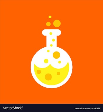 Flat icon on background halloween potion bottle vector image
