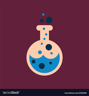 Flat icon on background halloween potion bottle vector image