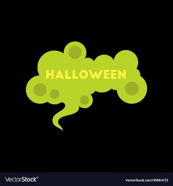 Flat icon on background halloween sign vector image