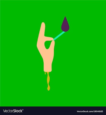 Flat icon on background halloween zombie arm vector image