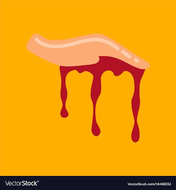 Flat icon on background halloween zombie hand vector image