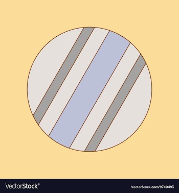 Flat icon on background Kids toy ball vector image