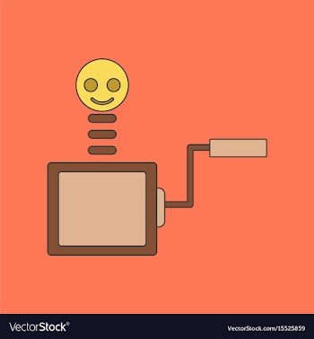 Flat icon on background kids toy box vector image