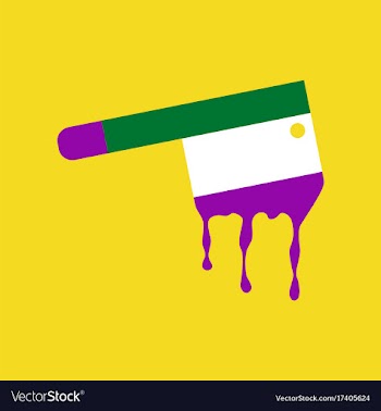 Flat icon on background of knife blood vector image