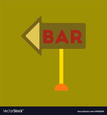 Flat icon on background poker bar sign vector image