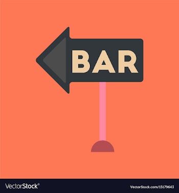Flat icon on background poker bar sign vector image