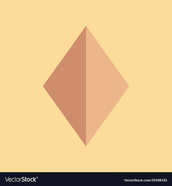 Flat icon on background poker diamonds suit vector image