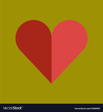 Flat icon on background poker hearts suit vector image