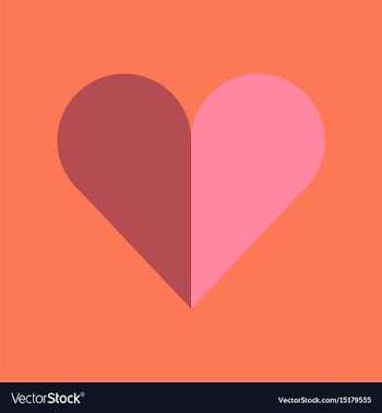 Flat icon on background poker hearts suit vector image