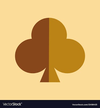Flat icon on background poker playing card vector image
