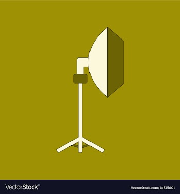 Flat icon on background professional lighting vector image