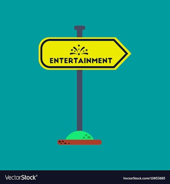 Flat icon on background sign entertainment vector image