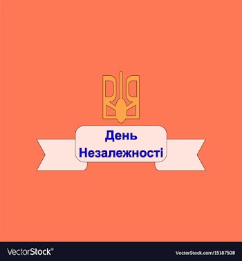 Flat icon on background ukraines independence day vector image