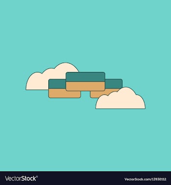 Flat icon on background ukrainian flag vector image