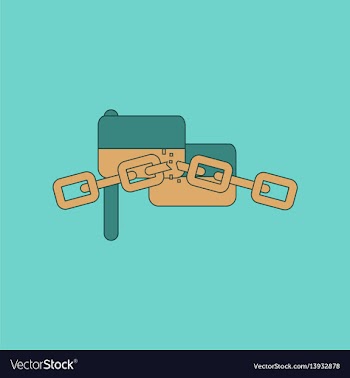 Flat icon on background ukrainian flag vector image