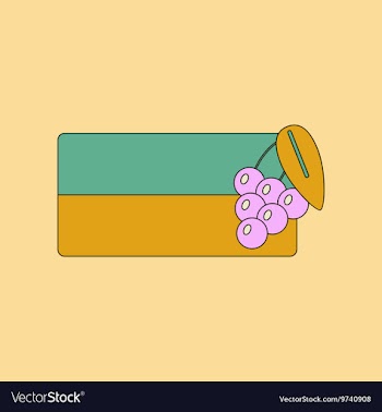 Flat icon on background Ukrainian flag vector image