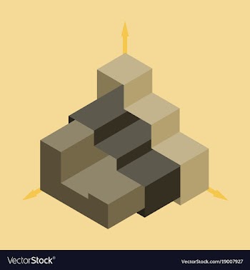 Flat icon on stylish background 3d chart vector image