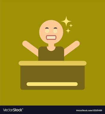 Flat icon on stylish background a poker man player vector image