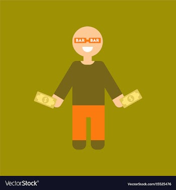 Flat icon on stylish background a poker man player vector image