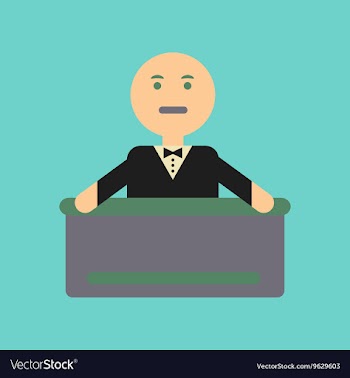 Flat icon on stylish background a poker man player vector image