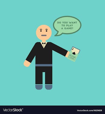 Flat icon on stylish background a poker man player vector image