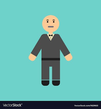 Flat icon on stylish background a poker man player vector image