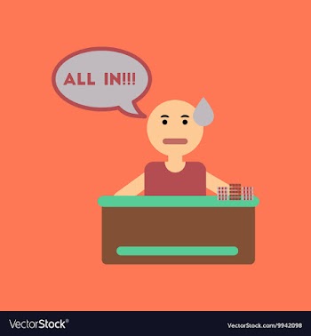 Flat icon on stylish background a poker man player vector image